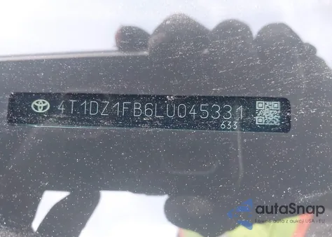 2020 Toyota Avalon Limited z USA, uszkodzony, nr VIN 4T1DZ1FB6LU045331